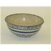 Image 1 : 12 1/4 BLUE SPONGEWARE MIXING BOWL W/ 