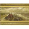 Image 2 : 19TH CENT. OIL ON CANVAS SEASCAPE OF WA