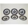 Image 1 : LOT (6) MULBERRY PLATES-VINCENNES PATTE