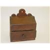 Image 1 : PRIMITIVE PAINTED HANGING 1 DRAWER WALL