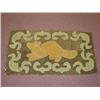 Image 1 : LATE 19TH CENT. FIGURAL HOOKED RUG W/ A