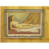 Image 1 : 20TH CENT. OIL ON CANVAS OF RECLINING N