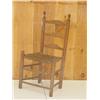 Image 1 : EARLY 19TH CENT. NEW ENGLAND LADDERBACK