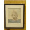 Image 1 : HAND COLORED ETCHING THE BOUNTY SIGNE