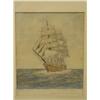 Image 2 : HAND COLORED ETCHING THE BOUNTY SIGNE