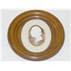 Image 1 : 19TH CENT. OVAL SHELL CAMEO PORTRAIT OF