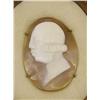 Image 2 : 19TH CENT. OVAL SHELL CAMEO PORTRAIT OF