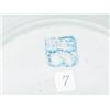Image 2 : 8 1/2 DEDHAM POTTERY CRAB PLATE-BLUE D