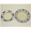 Image 1 : (2) DEDHAM POTTERY PLATES: (1) 8 1/4 P