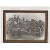 Image 1 : FRAMED PHOTO OF FIREMAN W/ EARLY HOSE R