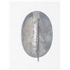 Image 2 : 2 1/4 19TH CENT. OVAL HAND STAMPED SIL