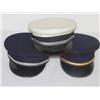 Image 1 : LOT (3) SOFT TOP UNIFORM DRESS CAPS: (2