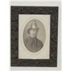 Image 1 : FRAMED CABINET PHOTO OF FIREMAN W/ HELM