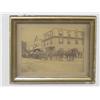 Image 1 : FRAMED ALBUMIN PHOTO OF 4 HORSE STEAMER