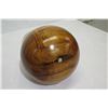 Image 11 : Tall Lidded Curly Koa Wood Bowl, Artist Robert W. Butts, Approx. 12" Dia, 14" Tall