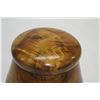 Image 13 : Tall Lidded Curly Koa Wood Bowl, Artist Robert W. Butts, Approx. 12" Dia, 14" Tall