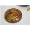 Image 15 : Tall Lidded Curly Koa Wood Bowl, Artist Robert W. Butts, Approx. 12" Dia, 14" Tall