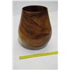 Image 18 : Tall Lidded Curly Koa Wood Bowl, Artist Robert W. Butts, Approx. 12" Dia, 14" Tall