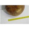 Image 20 : Tall Lidded Curly Koa Wood Bowl, Artist Robert W. Butts, Approx. 12" Dia, 14" Tall