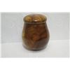 Image 2 : Tall Lidded Curly Koa Wood Bowl, Artist Robert W. Butts, Approx. 12" Dia, 14" Tall
