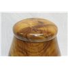 Image 7 : Tall Lidded Curly Koa Wood Bowl, Artist Robert W. Butts, Approx. 12" Dia, 14" Tall