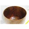 Image 8 : Very Large Koa Wood Bowl w/ Patch Details, Artist Robert W. Butts, Approx. 16" Dia, 17.5" Tall