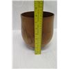 Image 10 : Milo Wood Bowl, Artist Solomon Apio 9/02, Approx. 7" Dia, 7.5" Tall