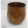 Image 1 : Milo Wood Bowl, Artist Solomon Apio 9/02, Approx. 7" Dia, 7.5" Tall