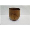 Image 2 : Milo Wood Bowl, Artist Solomon Apio 9/02, Approx. 7" Dia, 7.5" Tall