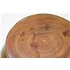 Image 11 : Footed Wooden Bowl, Artist Kamani, Approx. 9.5" Dia, 9" Tall