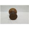 Image 8 : Polished Coconut Bowl w/ Pedestal Base, Approx. 4" Dia, 6" Tall