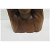 Image 4 : Carved Solid Wood Form of Woman, Artist T. Pico #96, Approx. 13" Wide, 17" Tall