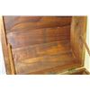 Image 8 : Wooden Chest w/ Side Handles (missing front clasp component), Approx. 19.5" W, 18" H