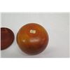 Image 5 : Small Lidded Wooden Bowl, Artist Signed, Approx. 4.5" Dia, 4" Tall