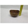 Image 11 : Small Dark Wooden Bowl, Approx. 5" Dia (top), 3.5" Tall