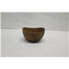 Image 2 : Small Dark Wooden Bowl, Approx. 5" Dia (top), 3.5" Tall