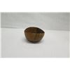 Image 3 : Small Dark Wooden Bowl, Approx. 5" Dia (top), 3.5" Tall