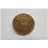 Image 8 : Small Wooden Bowl, Artist C. Sherry, Approx. 5.5" Dia,  4.5" Tall
