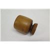 Image 11 : Footed Wooden Bowl, Approx. 4" Dia, 5.5" Tall