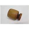 Image 12 : Footed Wooden Bowl, Approx. 4" Dia, 5.5" Tall