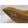Image 12 : Large Carved Ironwood Bowl w/ Carved Band Detail, Cook Island, Approx. 28.5" Long, 9" Tall (cracked 