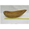 Image 19 : Large Carved Ironwood Bowl w/ Carved Band Detail, Cook Island, Approx. 28.5" Long, 9" Tall (cracked 