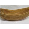 Image 4 : Large Carved Ironwood Bowl w/ Carved Band Detail, Cook Island, Approx. 28.5" Long, 9" Tall (cracked 