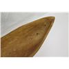Image 6 : Large Carved Ironwood Bowl w/ Carved Band Detail, Cook Island, Approx. 28.5" Long, 9" Tall (cracked 