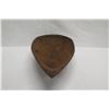 Image 10 : Footed Long Wooden Bowl, Teardrop Shape, Approx. 29" Long, 6" Tall