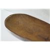 Image 6 : Footed Long Wooden Bowl, Teardrop Shape, Approx. 29" Long, 6" Tall