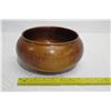 Image 10 : Curly Koa Wood Bowl, Artist Robert W. Butts, Approx. 7.5" Dia, 5" Tall, (has a crack on one side)