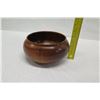 Image 13 : Curly Koa Wood Bowl, Artist Robert W. Butts, Approx. 7.5" Dia, 5" Tall, (has a crack on one side)