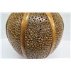 Image 7 : Very Large Rounded Tall Wooden Bowl w/ Lid, Cut-Out Detail, Black Lacquered Interior, Approx. 18" Di