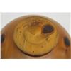 Image 10 : Footed Norfolk Pine Wood Bowl w/ Lip Detail, Artist Clomana Jerry '86, Approx. 8.5" Dia (top), 4.5" 